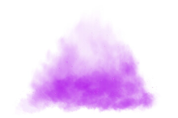 Fantastic purple smoke background. Magic purple smoke with glitter and small particles of twinkling stars. Fog with luminous particles. Purple vapor with stardust. Morning fog over land or water surfa © Orange Sky