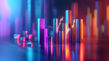 3d Flat icon as Glossy Glowing Holographic Laptop and Calendar concept as A photo featuring a glossy glowing holographic laptop and a calendar. The objects are positioned towards the right highlightin