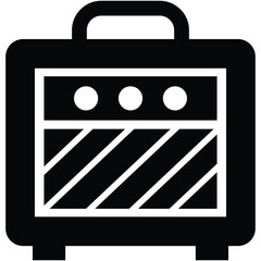 Amp, amplifier, guitar icon