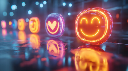 3d Flat icon as Glossy Glowing Holographic Laptop and Calendar concept as A photo featuring a glossy glowing holographic laptop and a calendar. The objects are positioned towards the right highlightin