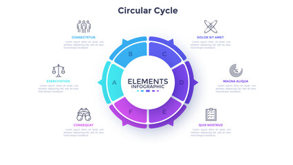 Obraz premium Modern Infographic Vector Template