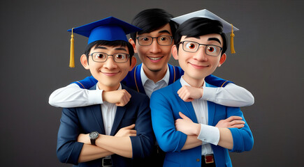 Obraz premium group of people in a row, friends, group of people, group of people in a row, friends, 