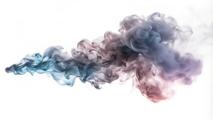 Fototapeta premium Abstract Smoke Formation with Blue and Purple Hues
