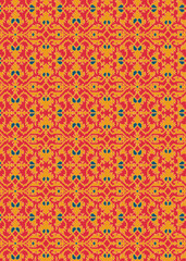 seamless beautiful wallpaper cards all over design floral leaf vintage ornament Victorian ethnic geometric print paisley pattern