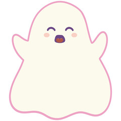 Halloween ghost cartoon