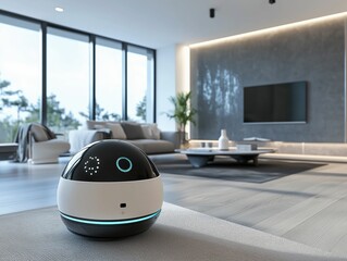 Smart Home Technology in Modern Living Room