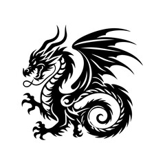 dragon flat design