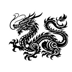 dragon flat design