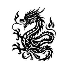 dragon flat design
