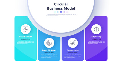 Modern Infographic Vector Template