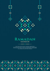 Oriental Greeting Design for Culture or Islamic Theme, Specially for Ramadan or Eid Mubarak