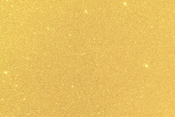 Obraz premium Gold glitter texture background sparkling shiny wrapping paper for Christmas holiday seasonal wallpaper decoration, greeting and wedding invitation card design element