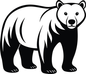 Obraz premium Charming bear graphic illustration that brings a sense of warmth and cuteness with its bear design 