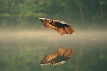 bat in flight