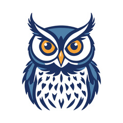 A detailed owl illustration showcases its wise, watchful gaze and intricate feather patterns, capturing the essence of this nocturnal guardian in elegant artwork.