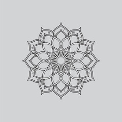 mandala ornament flower design
