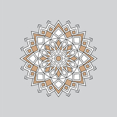 mandala ornament flower design