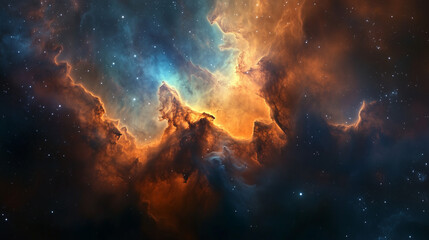 Nebulae, colorful and mysterious