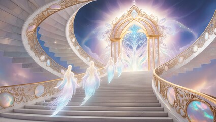 The Majestic Celestial Staircase