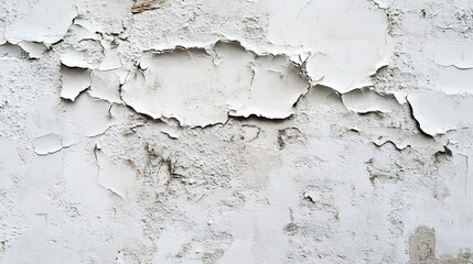 Obraz premium Broken hole white wall texture background fracture