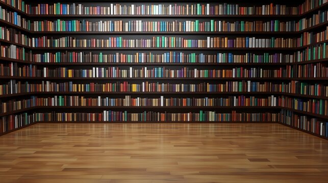 A spooky yet stylish library filled with ancient books and a mysterious atmosphere, blending knowledge with the supernatural, perfect for an eerie and intellectual visual theme