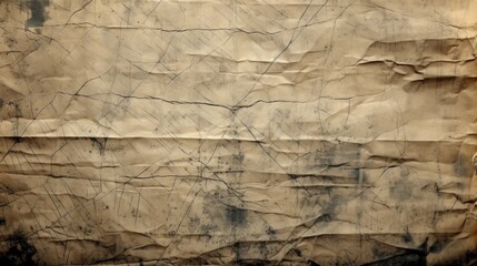 Fototapeta premium Dark Grunge Poster Texture with Aged, Crumpled, and Distressed Details