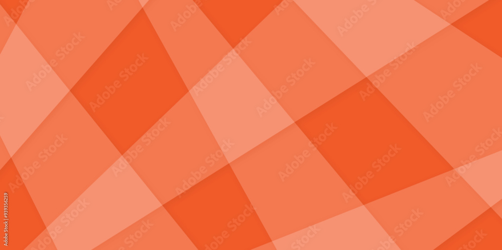 Poster abstract geometric background with orange gradient color. graphic illustration of digital technology