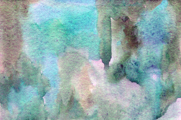 Orange gray watercolor paper background texture