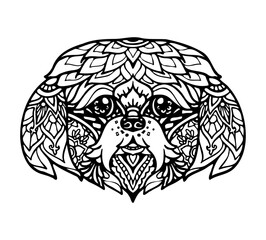 Shih Tzu Mandala Tattoo	
