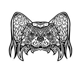 Papillon Mandala Tattoo	