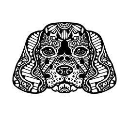English Setter Mandala Tattoo	