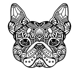 Boston Terrier Mandala Tattoo	