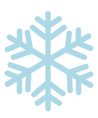 Snowflake winter typography clipart design on plain white transparent isolated background for card, shirt, hoodie, sweatshirt, apparel, card, tag, mug, icon, poster or badge