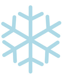 Obraz premium Snowflake winter typography clipart design on plain white transparent isolated background for card, shirt, hoodie, sweatshirt, apparel, card, tag, mug, icon, poster or badge