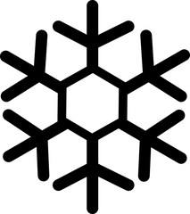 Snowflake winter typography clipart design on plain white transparent isolated background for card, shirt, hoodie, sweatshirt, apparel, card, tag, mug, icon, poster or badge