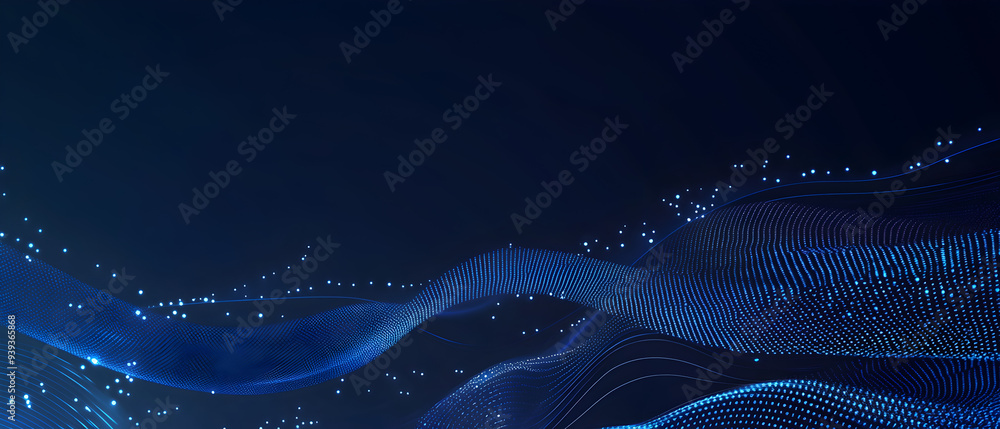 Poster a flat vector illustration of a coding concept, deep blue theme, technology background, code snippet
