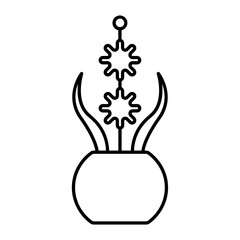 Hyacinth icon. outline icon