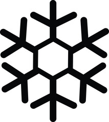 Snowflake winter typography clipart design on plain white transparent isolated background for card, shirt, hoodie, sweatshirt, apparel, card, tag, mug, icon, poster or badge