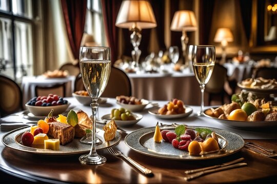 Champagne Brunch in a Luxury Restaurant