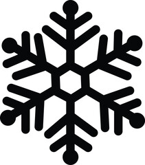 Snowflake winter typography clipart design on plain white transparent isolated background for card, shirt, hoodie, sweatshirt, apparel, card, tag, mug, icon, poster or badge