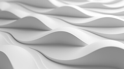 Minimalist wavy background with 8k 3D effect