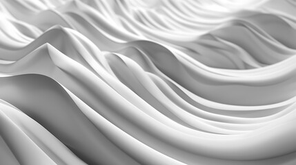 Obraz premium Minimalist wavy background with 8k 3D effect