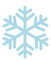 Snowflake winter typography clipart design on plain white transparent isolated background for card, shirt, hoodie, sweatshirt, apparel, card, tag, mug, icon, poster or badge