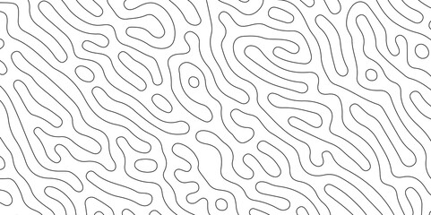 Abstract seamless turing pattern minimal organic geometric white background. black stock line abstract pattern Transparent monochrome striped texture, seamless pattern, modern stylish texture.