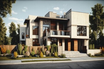 Modern House Rendering