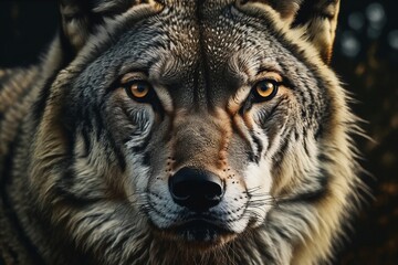 Obraz premium Wolf Portrait