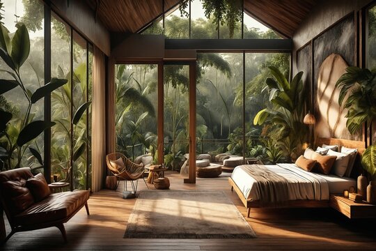 ungle Retreat Bedroom