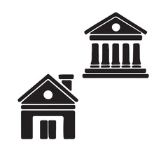 house icon isolated on white background