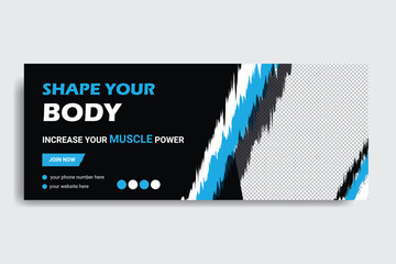 modern and luxury social media cover template