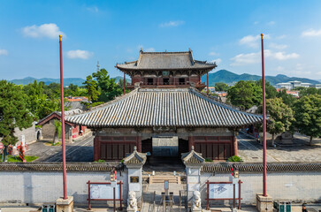 Black myth Wukong set the scene of Tianjin Jizhou Dule Temple
